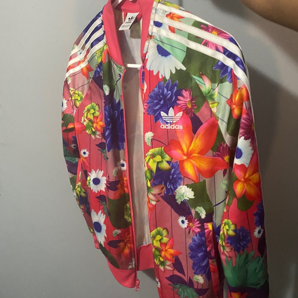 Floral adida jacket - Picture 2 of 2